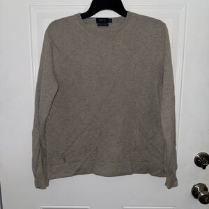 Ralph Lauren Men's Tan Crewneck Sweater